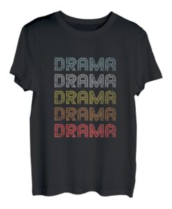 Retro-Drama-Geschenk für Theaterliebhaber, Theaterschauspielerin T-Shirt