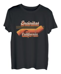 Retro Encinitas 80er Jahre Outfit - Encinitas Beach T-Shirt