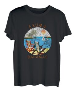 Retro Exuma Souvenir - Vintage Beach Vacation T-Shirt