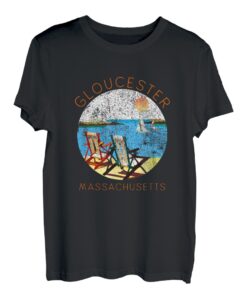 Retro Gloucester Souvenir - Vintage Strand Urlaub T-Shirt
