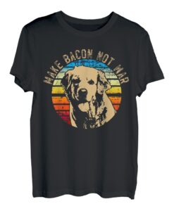 Retro Golden Retriever T-Shirt Geschenk Idee