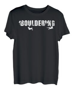 Retro Graphic Climbing Bouldern Rock Climber Mountaineer T-Shirt
