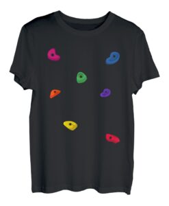 Retro Graphic Climbing Bouldern Rock Climber Mountaineer T-Shirt