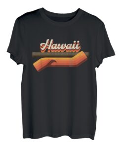 Retro Hawaii 80er Jahre Outfit - Hawaiian Beach T-Shirt