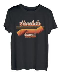 Retro Honolulu 80er Jahre Outfit - Honolulu Beach T-Shirt
