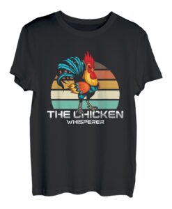 Retro Huhn Whisperer | Poultry Farmer Rooster T-Shirt