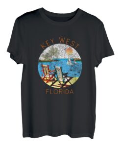 Retro Key West Souvenir - Vintage Strand Urlaub T-Shirt