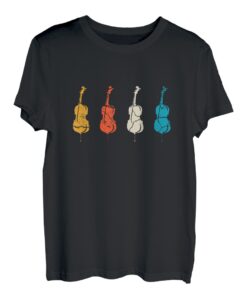 Retro Kontrabass | Kontrabass | Jazz Musiker T-Shirt