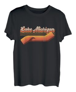 Retro Lake Michigan 80er Jahre Outfit - Lake Michigan T-Shirt