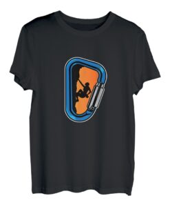 Retro Mountain Climber Rock Climbing Lover Grafik T-Shirt