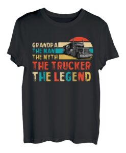 Retro Opa der Mann der Mythos der Trucker die Legende T-Shirt