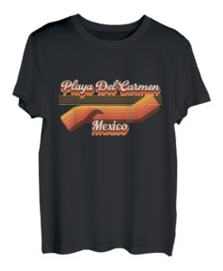 Retro Playa Del Carmen 80er Jahre Outfit - Playa Del Carmen Beach T-Shirt
