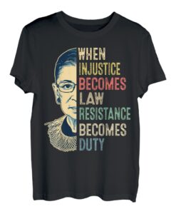 Retro Pro Choice RBG Spruch Frauen Rechte Feministische Unterstützung T-Shirt