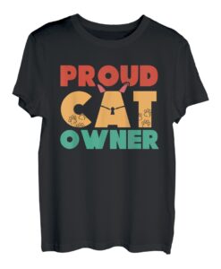 Retro Proud Cat Owner | Vintage Kätzchenliebhaber | Katzenfans T-Shirt