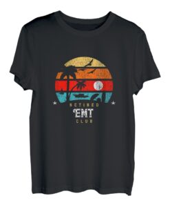 Retro-Stil - Gag-Idee für den Ruhestand - Lustiger EMT im T-Shirt