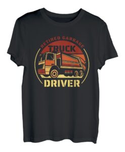 Retro Trucker Im Ruhestand Lastwagenfahrer - Lkw Fahrer T-Shirt