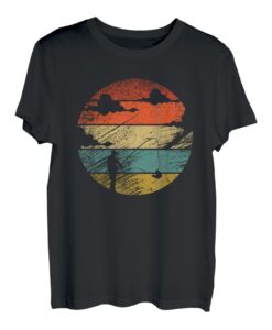 Retro Vintage angeln Hobby lustiges T-Shirt