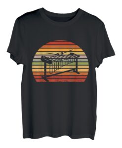 Retro Vintage Marimba Instrument spielt Vibraphone Musiker T-Shirt