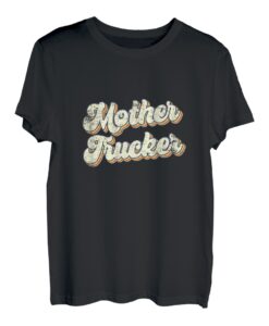 Retro Vintage Mutter Trucker weiblich LKW Fahrer T-Shirt