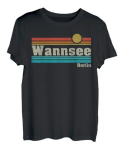 Retro Vintage Waldbad Wannsee Outfit See Baden Berlin T-Shirt