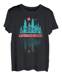 Retro Vintage Waldbad Wannsee Outfit See Baden Wannsee T-Shirt