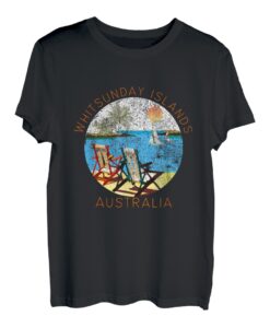 Retro Whitsunday Islands Souvenir - Vintage Strand Urlaub T-Shirt