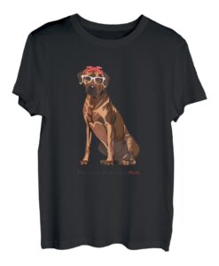 Rhodesian Ridgeback Mom Retro Muttertag Geschenkidee T-Shirt