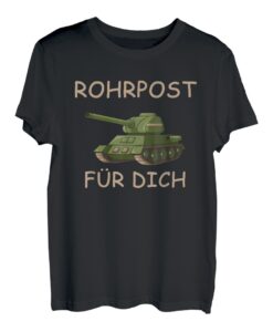 Rohrpost für Dich! Panzer Kanone Fun T-Shirt