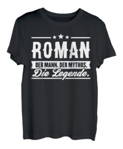 Roman Name Lustiger Spruch Shirt Vorname Geschenk