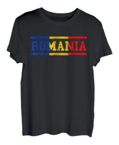 Romania Rumänien Reise Rumänische Flagge Rumäne Stolz T-Shirt