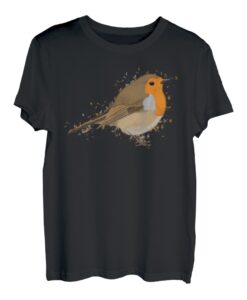 Rotkehlchen Vogel Singvogel Vogelfreund Vogelbeobachter T-Shirt