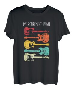 Ruhestandsplan für elektrische Gitarre Musiklehrer T-Shirt