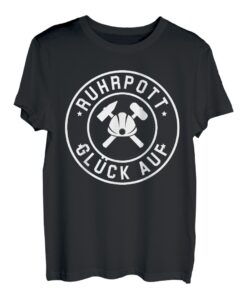Ruhrpott Glück Auf Bergbau Geschenk für Herren T-Shirt
