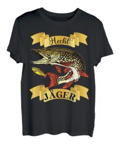 Rute raus der spass beginnt Angler Hecht Jäger Raubfischer T-Shirt