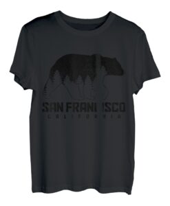 San Francisco California Bear Grizzly Pride im Freien, Vintage-Stil T-Shirt
