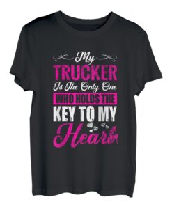 Sarkastische lustige Witze Trucker Freundin Frau T-Shirt