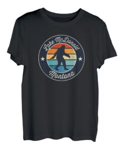 Sasquatch-Souvenir von Lake McDonald Montana T-Shirt