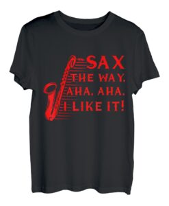 Saxophon Musiker Saxophonist Saxophon Musikinstrument Musik T-Shirt
