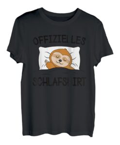 Schlafendes Faultier Pyjama Schlafanzug Offizielles Schlaf T-Shirt