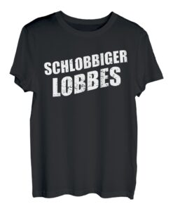 Schlobbiger Lobbes lustiges T-shirt mit Spruch Bon Flonzo T-Shirt
