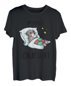Schnauzer Pyjama Schlafanzug T-Shirt