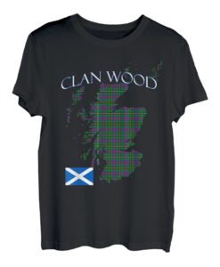 Schottischer Clan aus Holz, Schottenkaro, Schottland T-Shirt