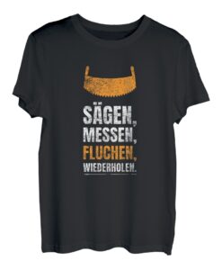 Schreiner T-Shirt Tischler Schreinerei Heimwerker Säge Holz