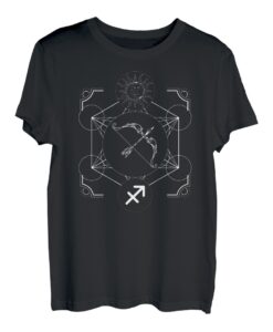 Schütze Sternzeichen Heilige Geometrie T-Shirt