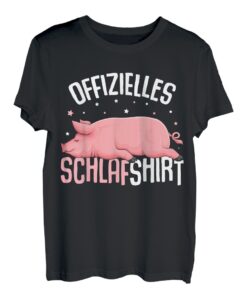 Schweine Offizielles Schlafshirt Schwein T-Shirt