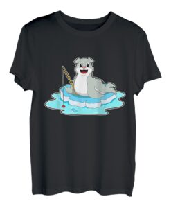 Seehund Hapfox Angeln T-Shirt