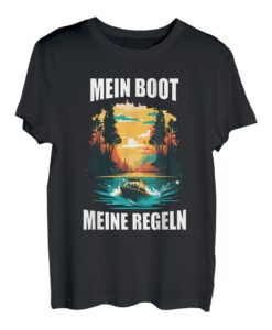Segler Kapitän Skipper Mein Boot Meine Regeln T-Shirt