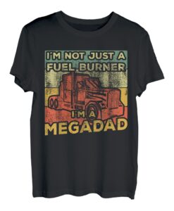 Semi Truck 18 Wheeler Design für LKW-Fahrer Papa T-Shirt