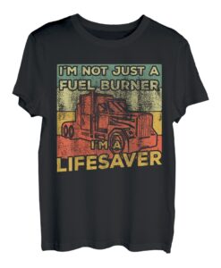 Semi Truck 18 Wheeler Design für LKW-Fahrer Papa T-Shirt