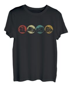 Semi Truck 18 Wheeler Design für LKW-Fahrer Papa T-Shirt